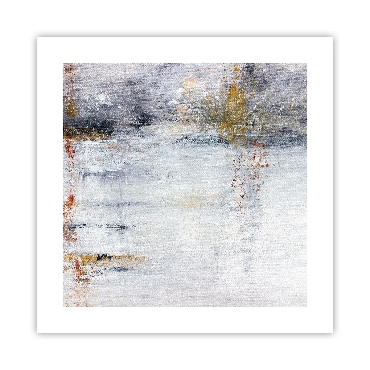 Plakat - Bag lufttæppet - 40x40 cm