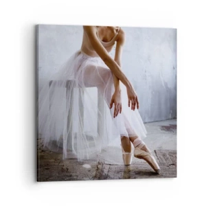 Lærredstryk - Billede på lærred - Før rampelysene skinner - 70x70 cm