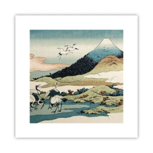 Plakat - I japansk ånd - 30x30 cm