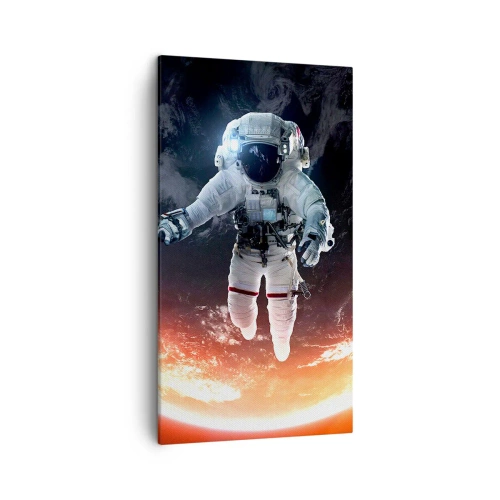 Lærredstryk - Billede på lærred - Må jeg blive lidt længere? - 45x80 cm