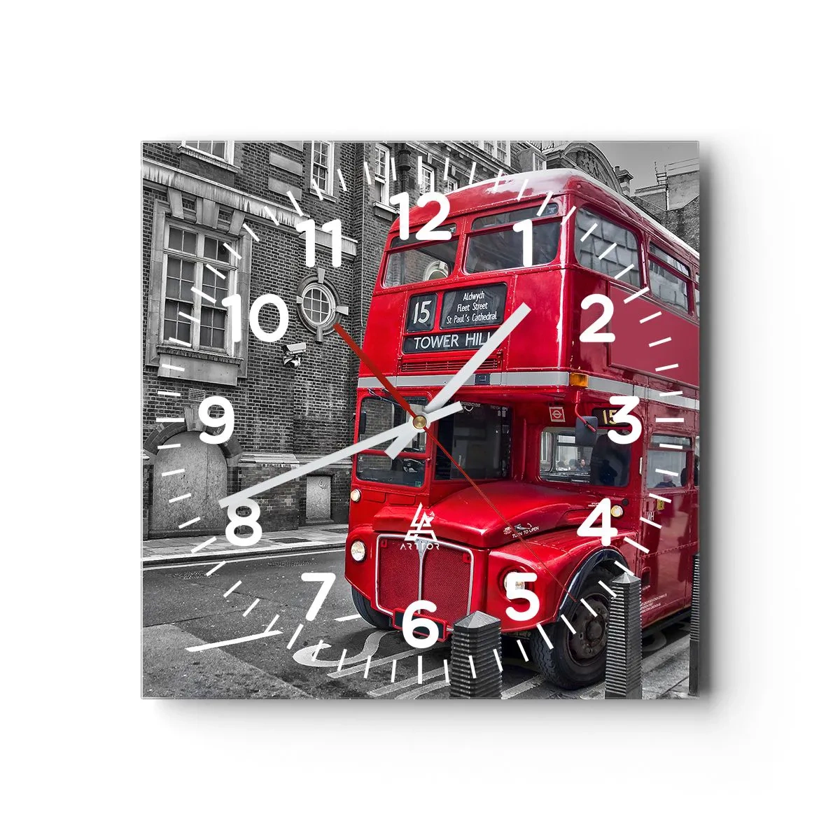 Vægur, Uret - Altid det samme - 30x30 cm