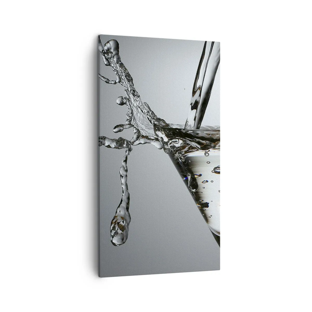 Lærredstryk - Billede på lærred - Over kanten af koppen - 45x80 cm