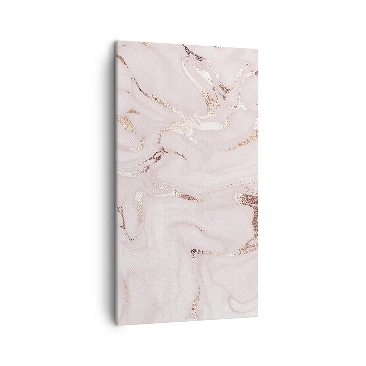 Lærredstryk - Billede på lærred - I et lyserødt tørklæde - 45x80 cm