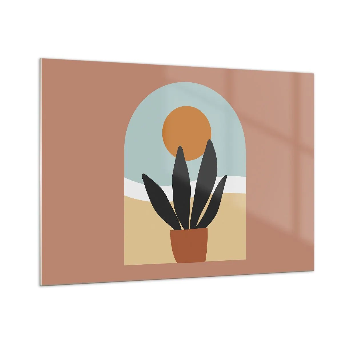 Billede på glas - Små glæder - 100x70 cm