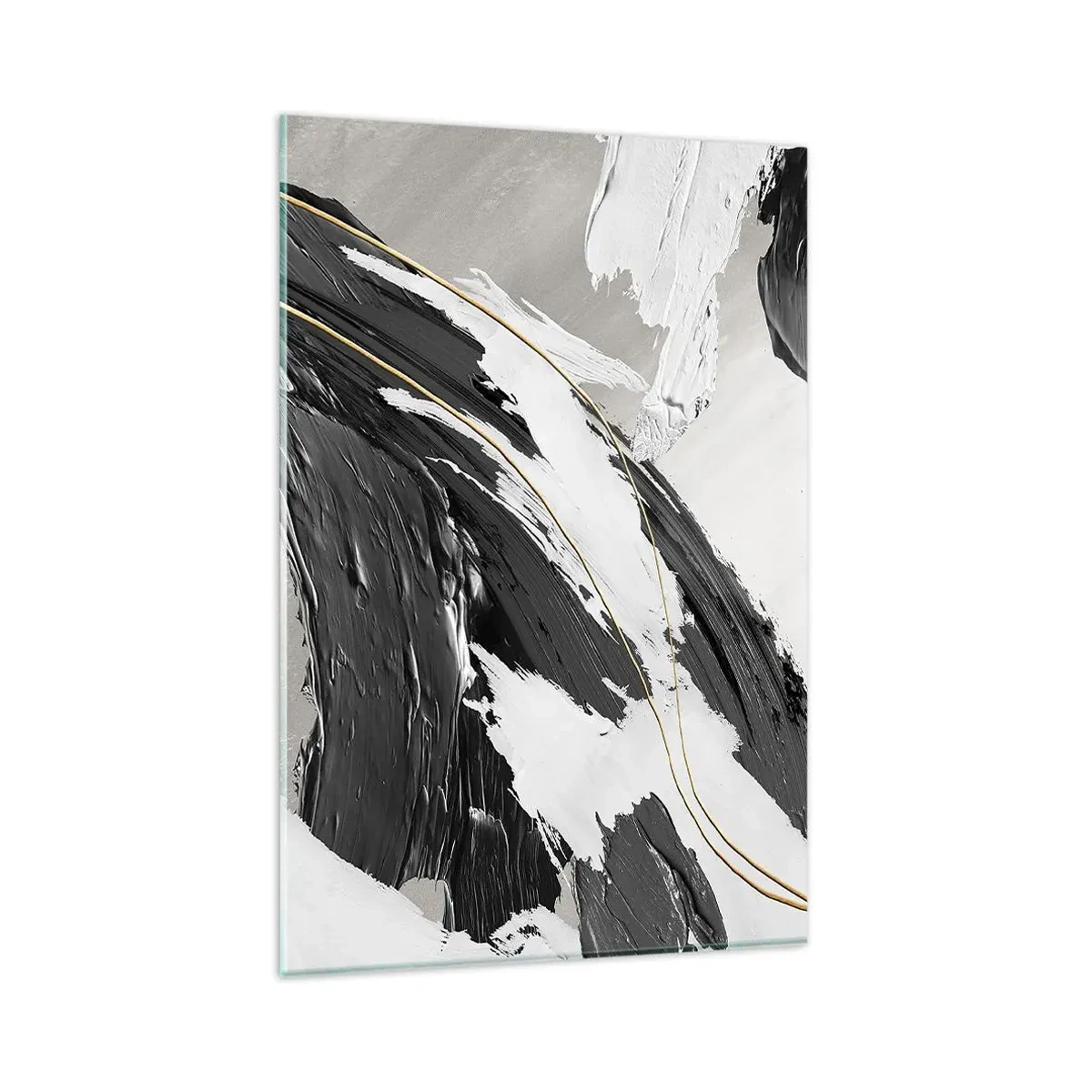 Billede på glas - Abstraktion med flair - 80x120 cm