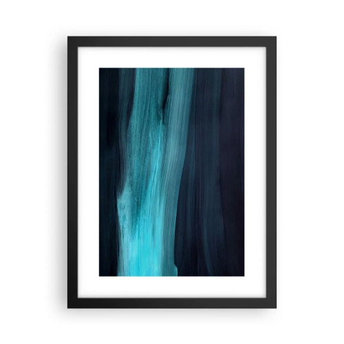 Plakat i sort ramme - Svøm med strømmen - 30x40 cm