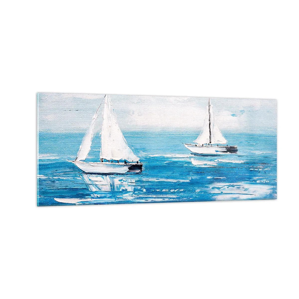 Billede på glas - Med en ven ved din side - 100x40 cm