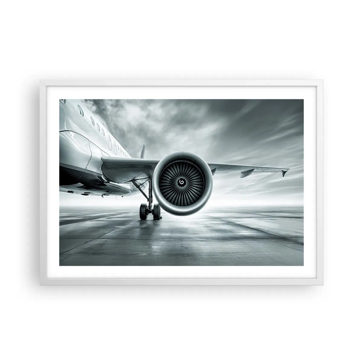 Plakat i hvid ramme - Der er kraft! - 70x50 cm