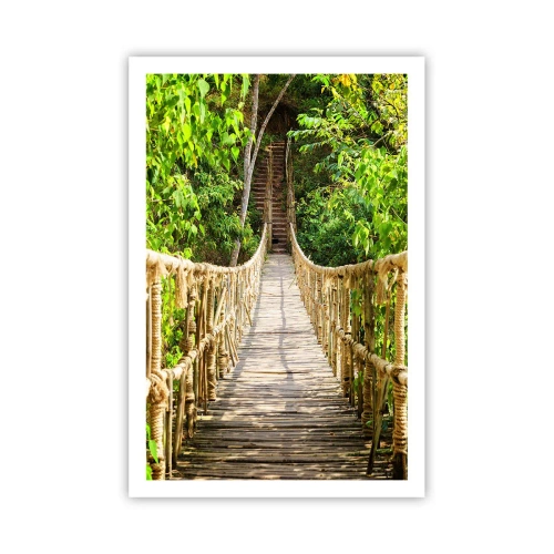 Plakat - Ophængt i grønt - 61x91 cm