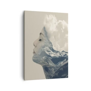 Lærredstryk - Billede på lærred - Skønheden ved elementerne - 50x70 cm