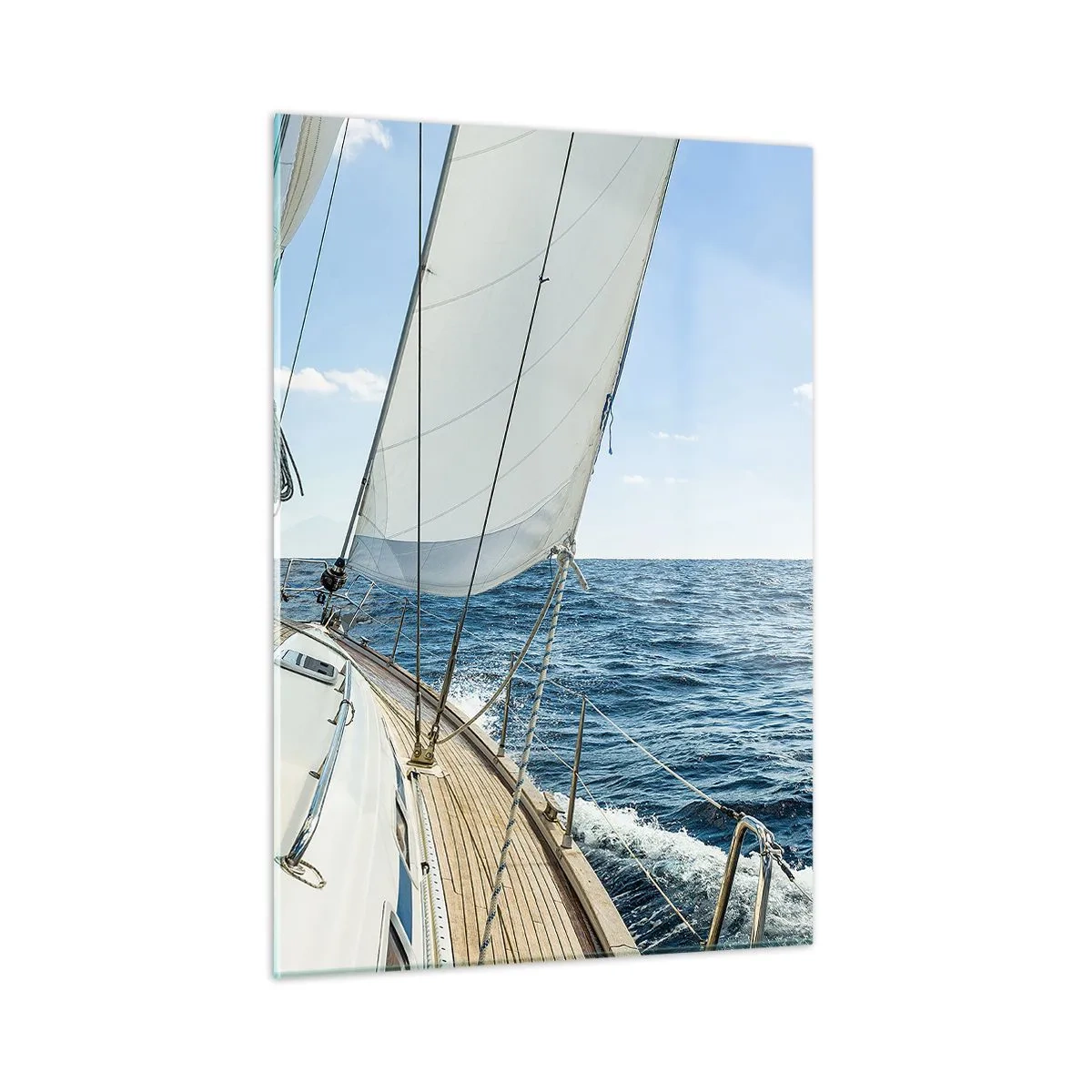 Billede på glas - Ahoj , eventyr - 50x70 cm