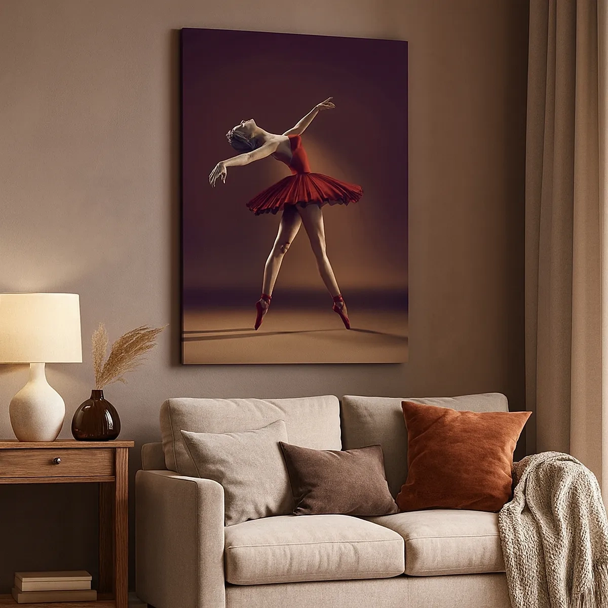 Lærredstryk - Billede på lærred - Prima ballerina - 50x70 cm