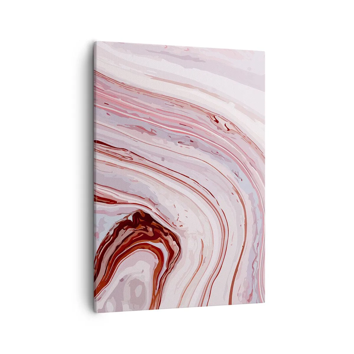 Lærredstryk - Billede på lærred - Lige frem og derefter til højre ned - 50x70 cm