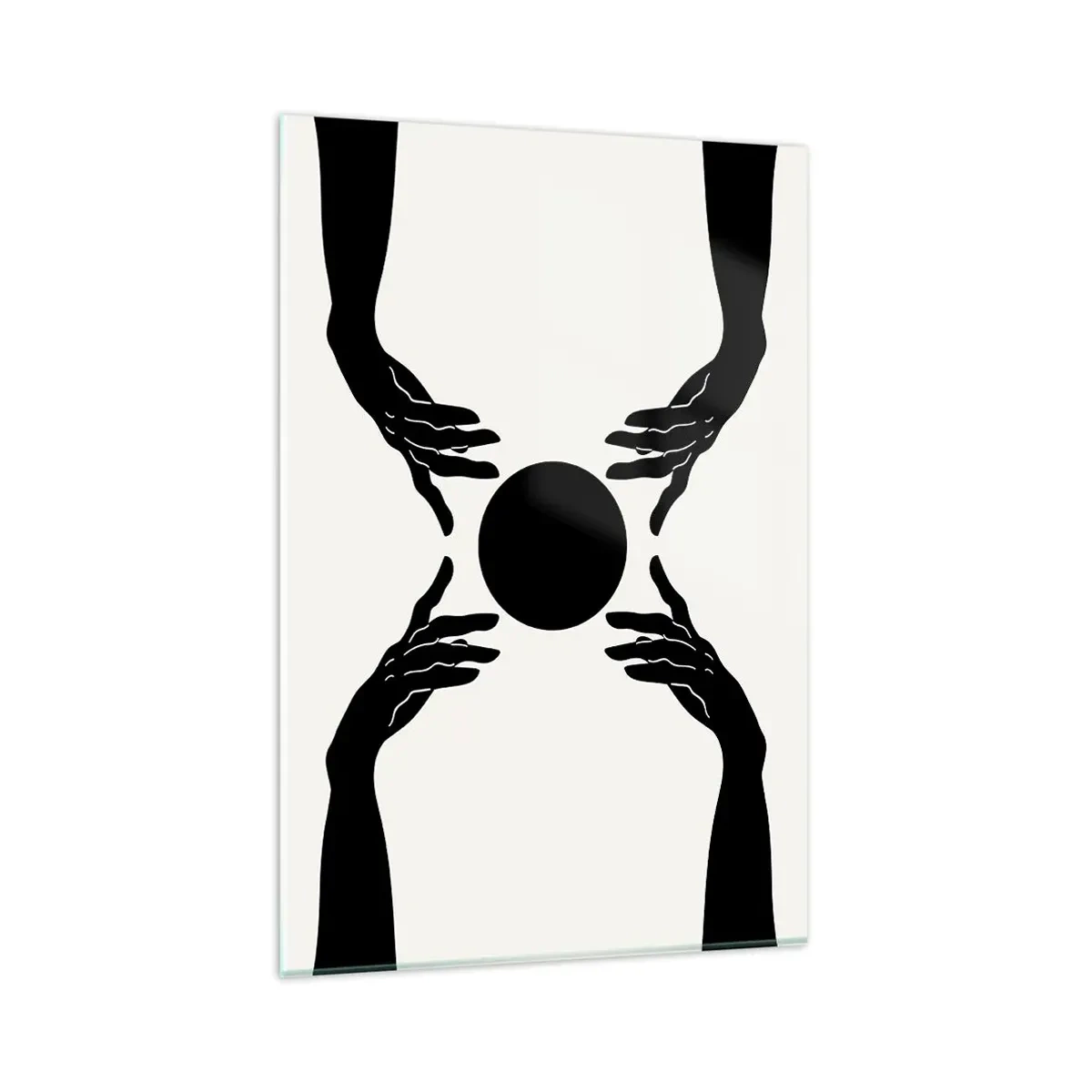 Billede på glas - Et hemmeligt tegn - 80x120 cm