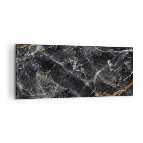 Lærredstryk - Billede på lærred - En stens indre liv - 100x40 cm