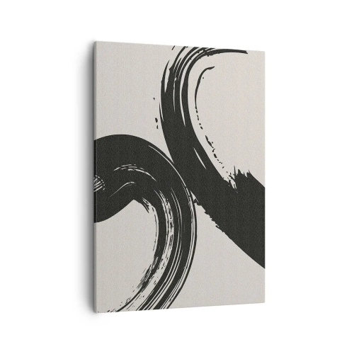 Lærredstryk - Billede på lærred - Fejende og cirkulær - 50x70 cm