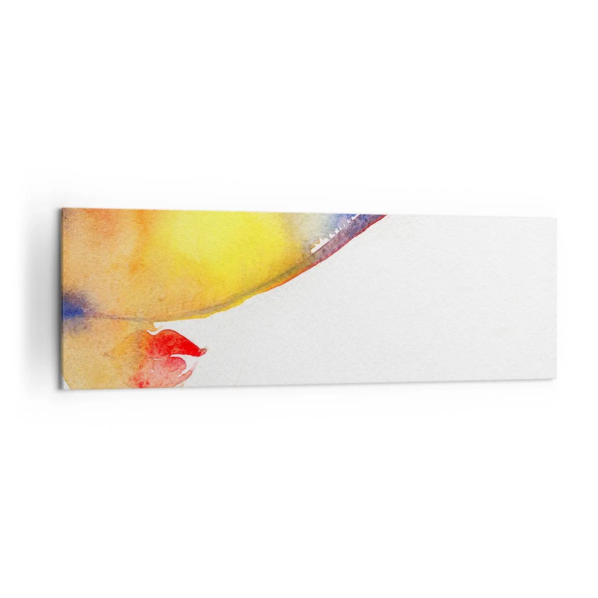 Lærredstryk - Billede på lærred - Portræt af en dame    - 160x50 cm