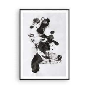Plakat i sort ramme - En metode i galskaben? - 70x100 cm