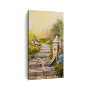 Lærredstryk - Billede på lærred - I fuld blomstring - 45x80 cm