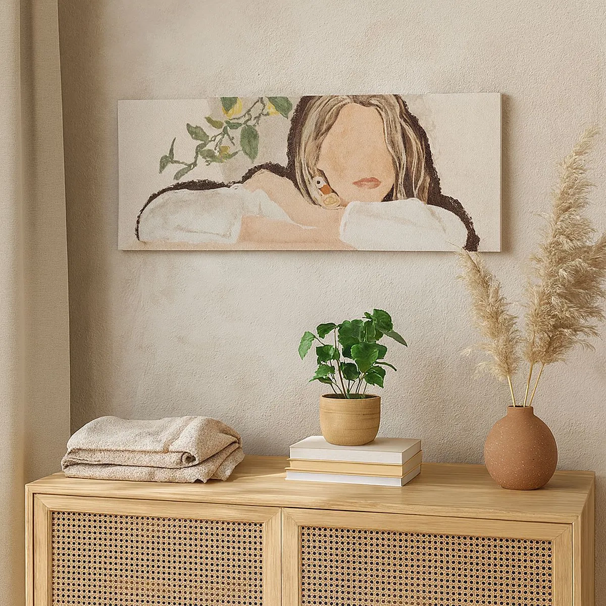 Lærredstryk - Billede på lærred - Sydstaternes skønhed - 100x40 cm