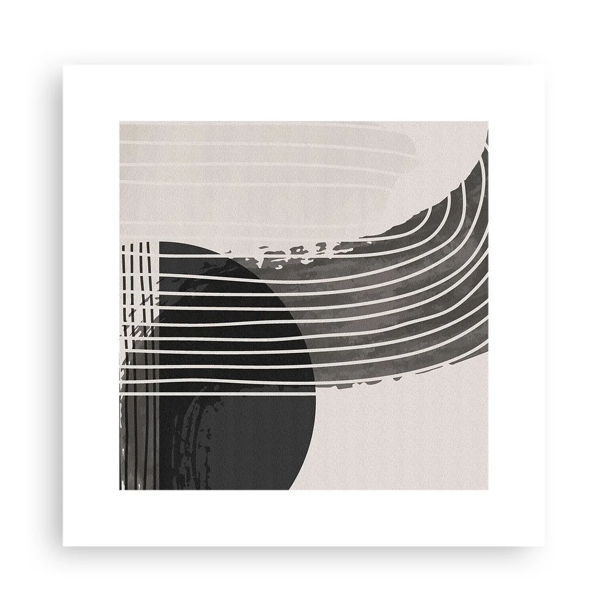 Plakat - Derhen og tilbage - 30x30 cm