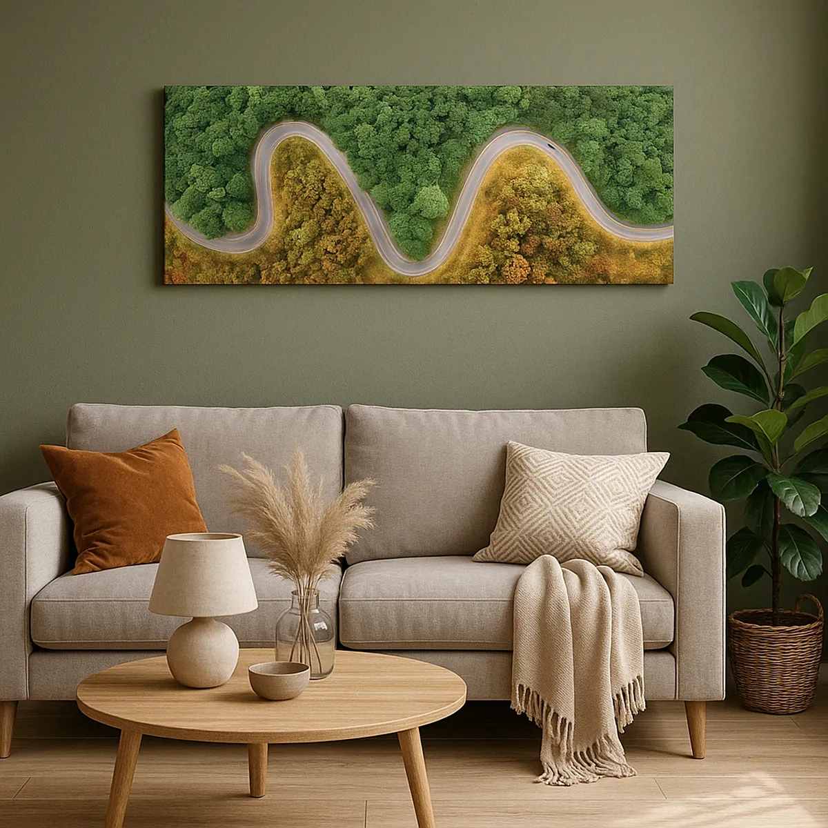 Lærredstryk - Billede på lærred - Grænser og gennembrud - 30x30 cm