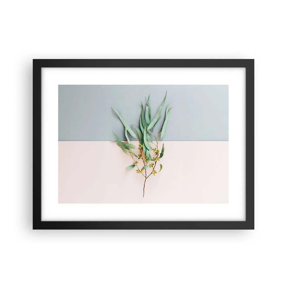 Plakat i sort ramme - Pastelfarvernes subtilitet - 40x30 cm