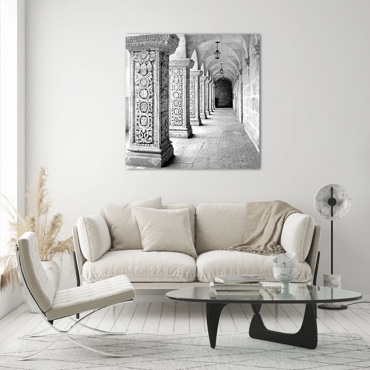 Billede på glas - Og hvor går det hen...? - 40x40 cm