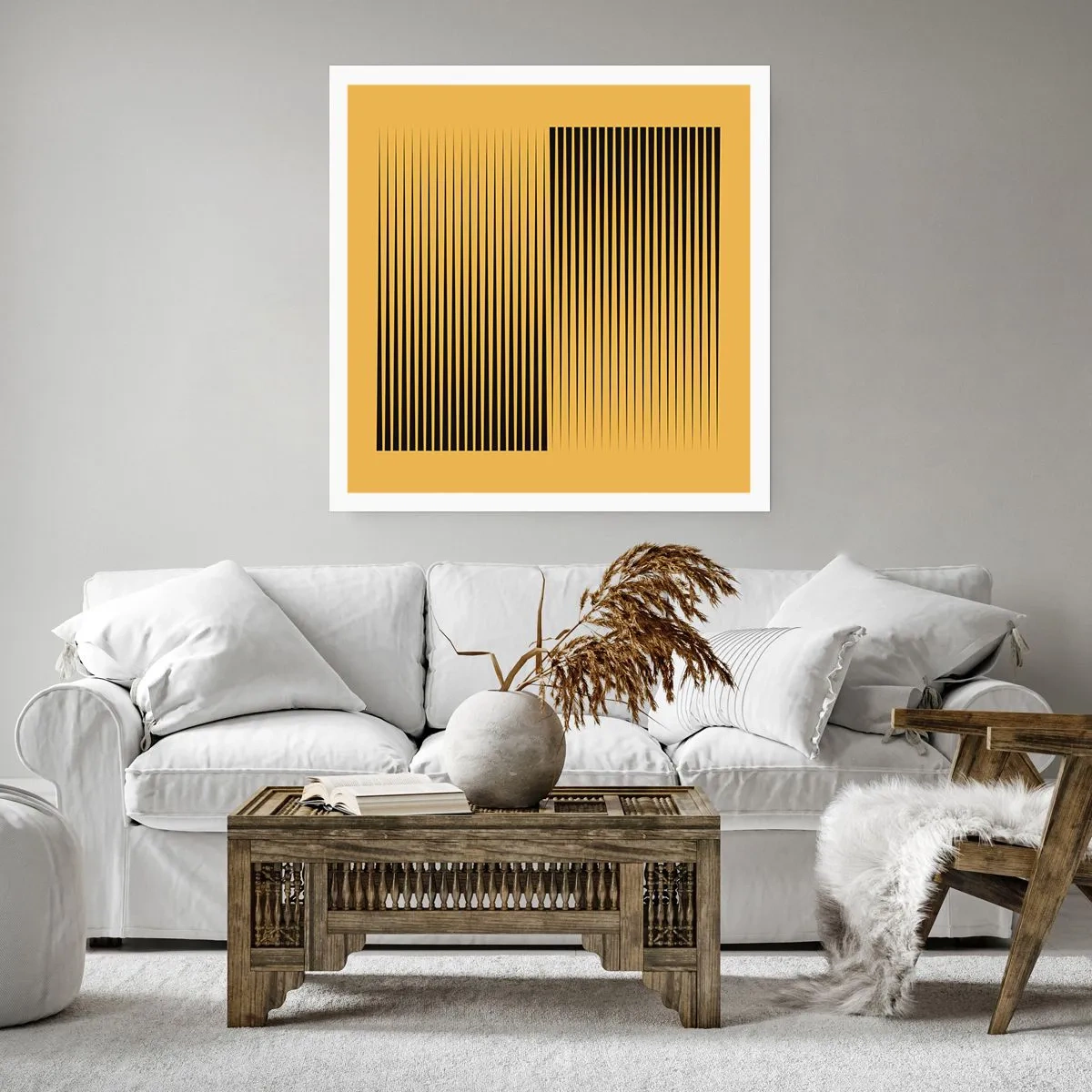 Plakat - Modsætningernes kvadrat - 50x50 cm