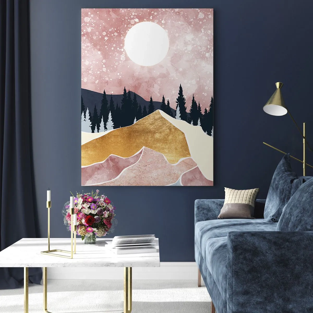 Billede på glas - Nattevagt - 50x70 cm