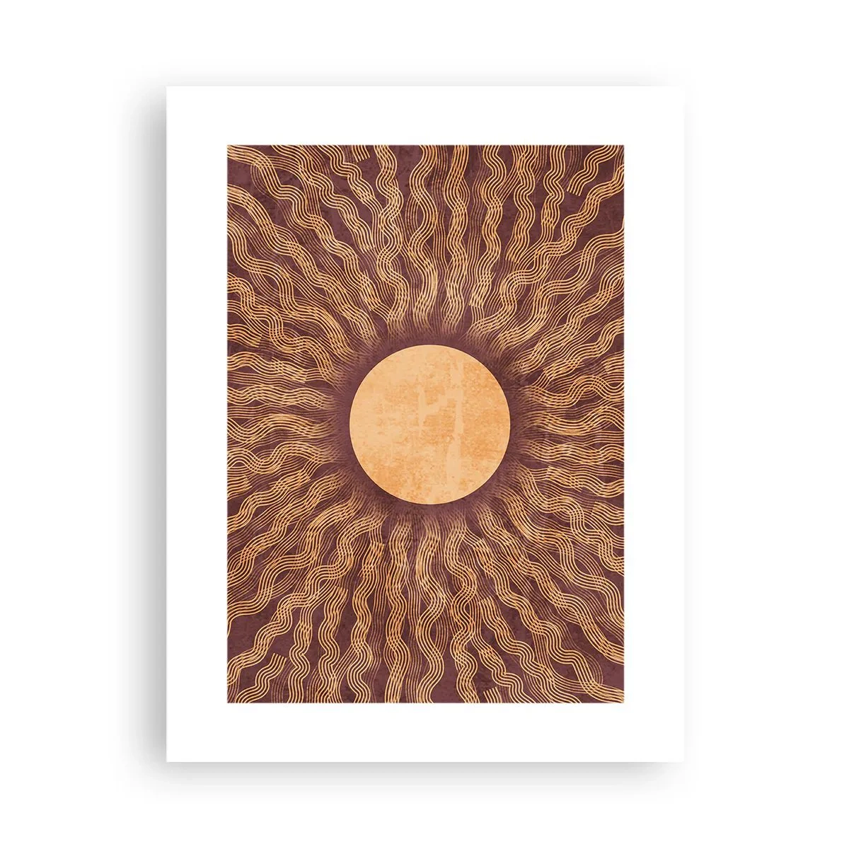 Plakat - Ikon for solen - 30x40 cm