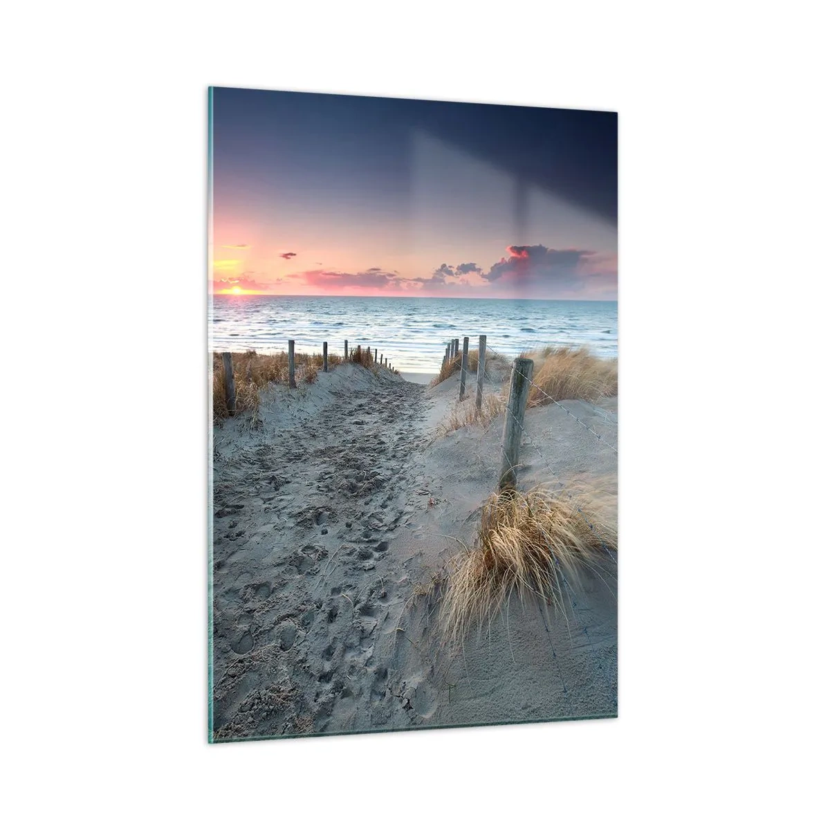 Billede på glas - Du har udgydt en regnbue af strålende pragt.... - 50x70 cm