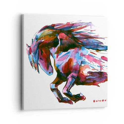 Lærredstryk - Billede på lærred - I henrykkelse - 40x40 cm