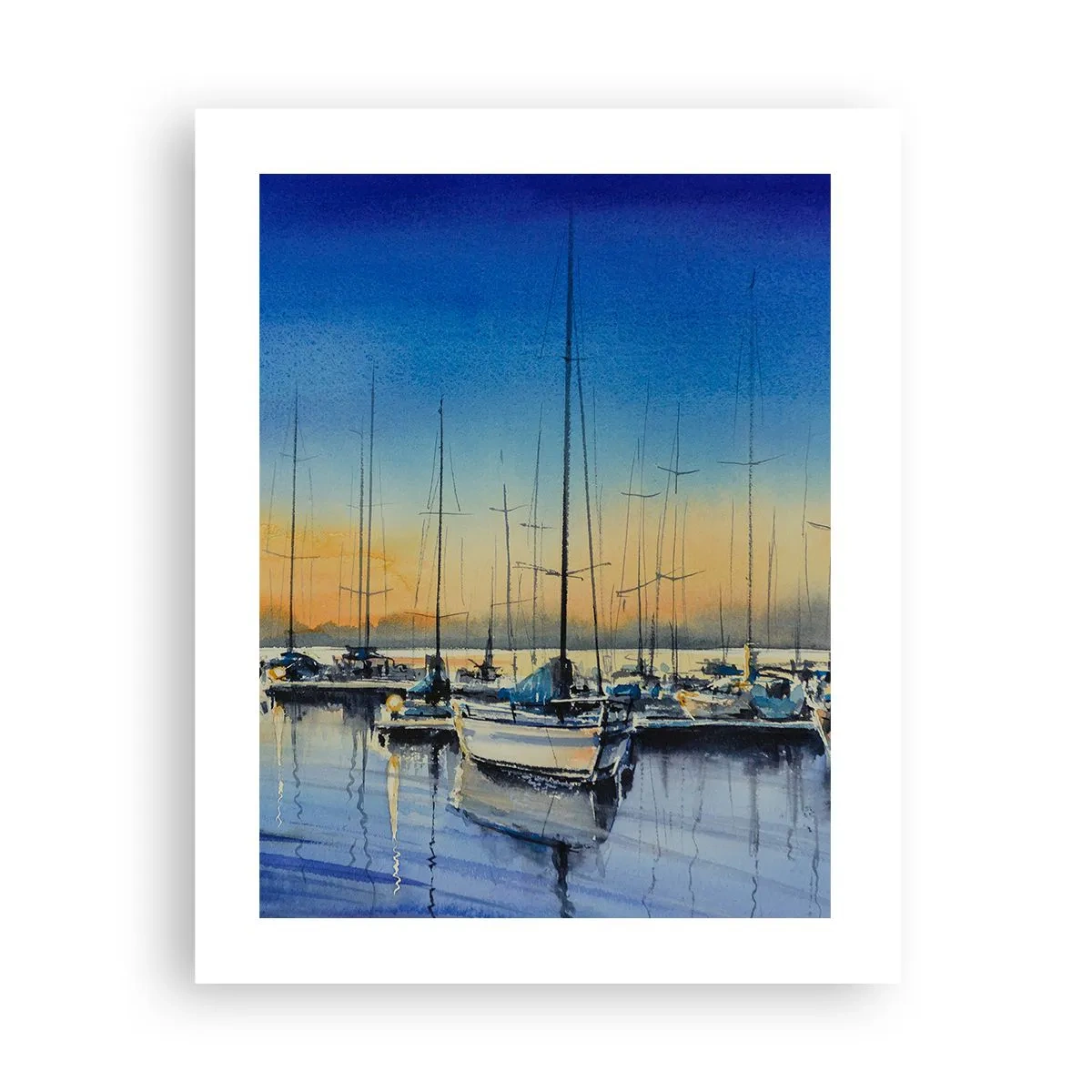 Plakat - Slutningen på en god dag - 40x50 cm