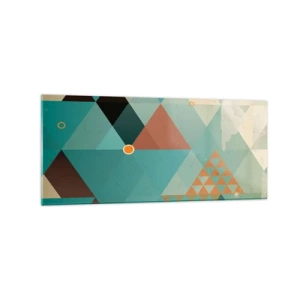 Billede på glas - Enhed af mangfoldighed, mangfoldighed af enhed - 120x50 cm