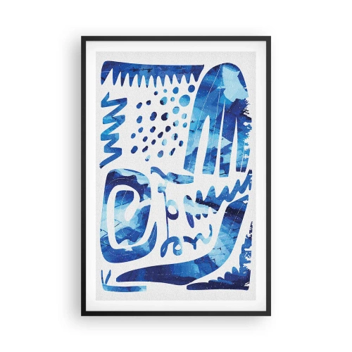 Plakat i sort ramme - Tilbage til rødderne - 61x91 cm