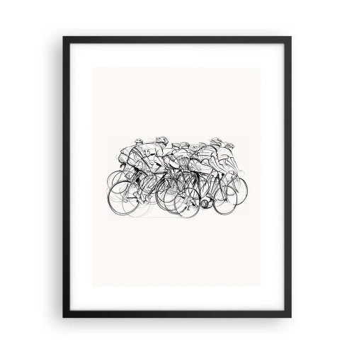 Plakat i sort ramme - Sammen i et team - 40x50 cm