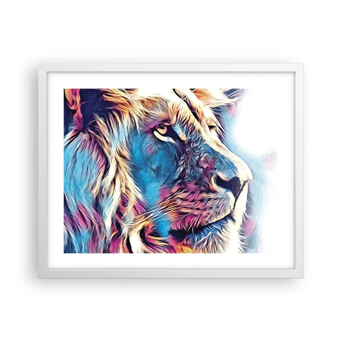 Plakat i hvid ramme - Naturens visdom - 50x40 cm