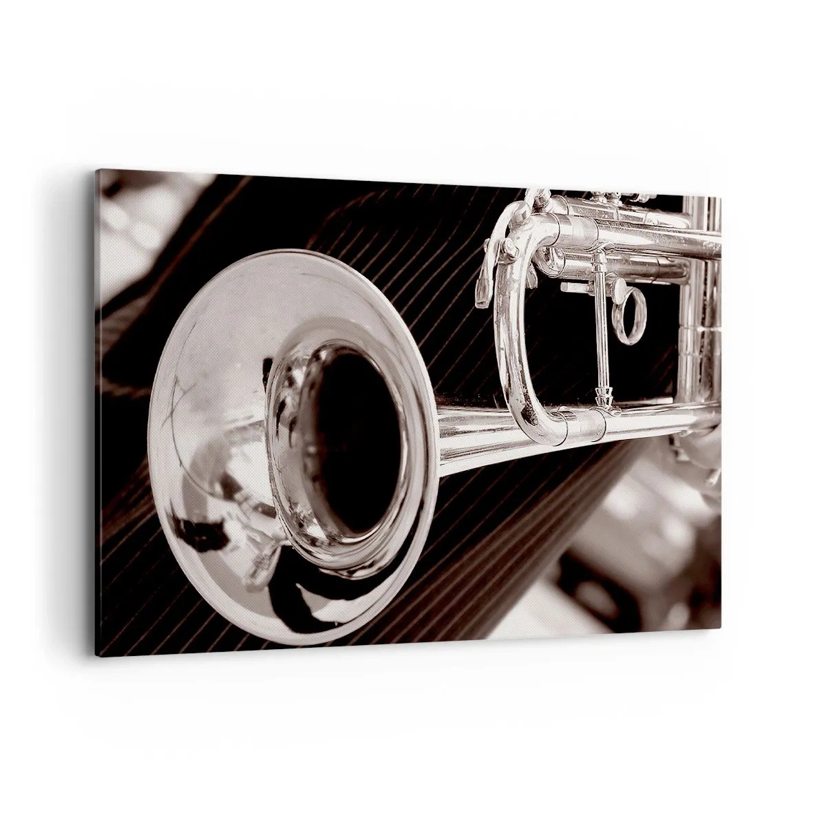 Lærredstryk - Billede på lærred - En musikalsk rejse til 1930'erne. - 100x70 cm