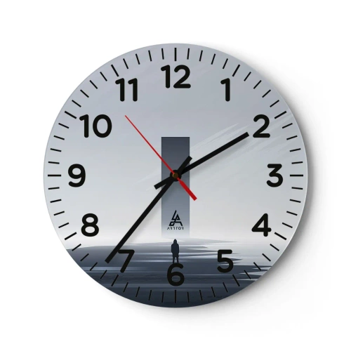 Vægur, Uret - Mulighed eller trussel? - 30x30 cm