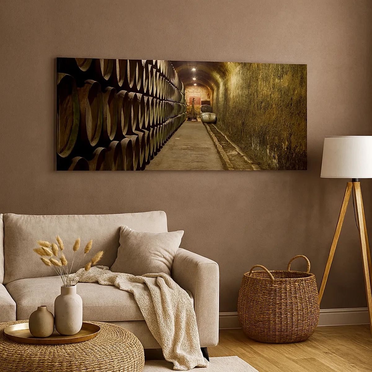 Lærredstryk - Billede på lærred - Det er godt at ligge ned - 30x30 cm