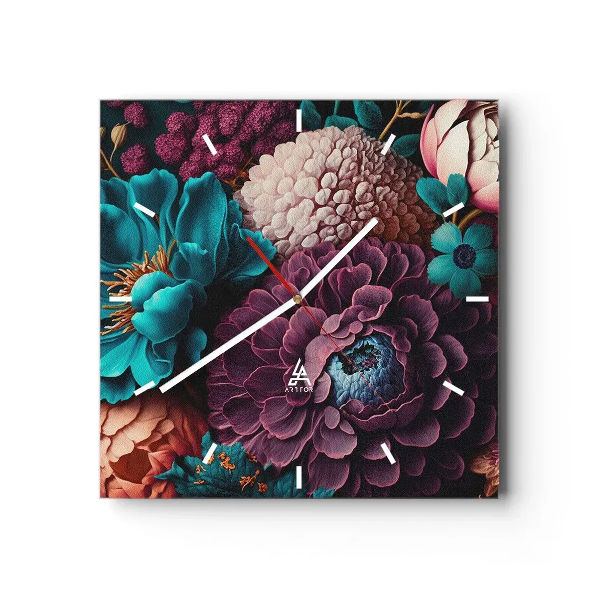 Vægur, Uret - Natur i overflod - 30x30 cm