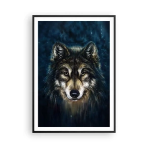 Plakat i sort ramme - Alfa? Og omega - 70x100 cm