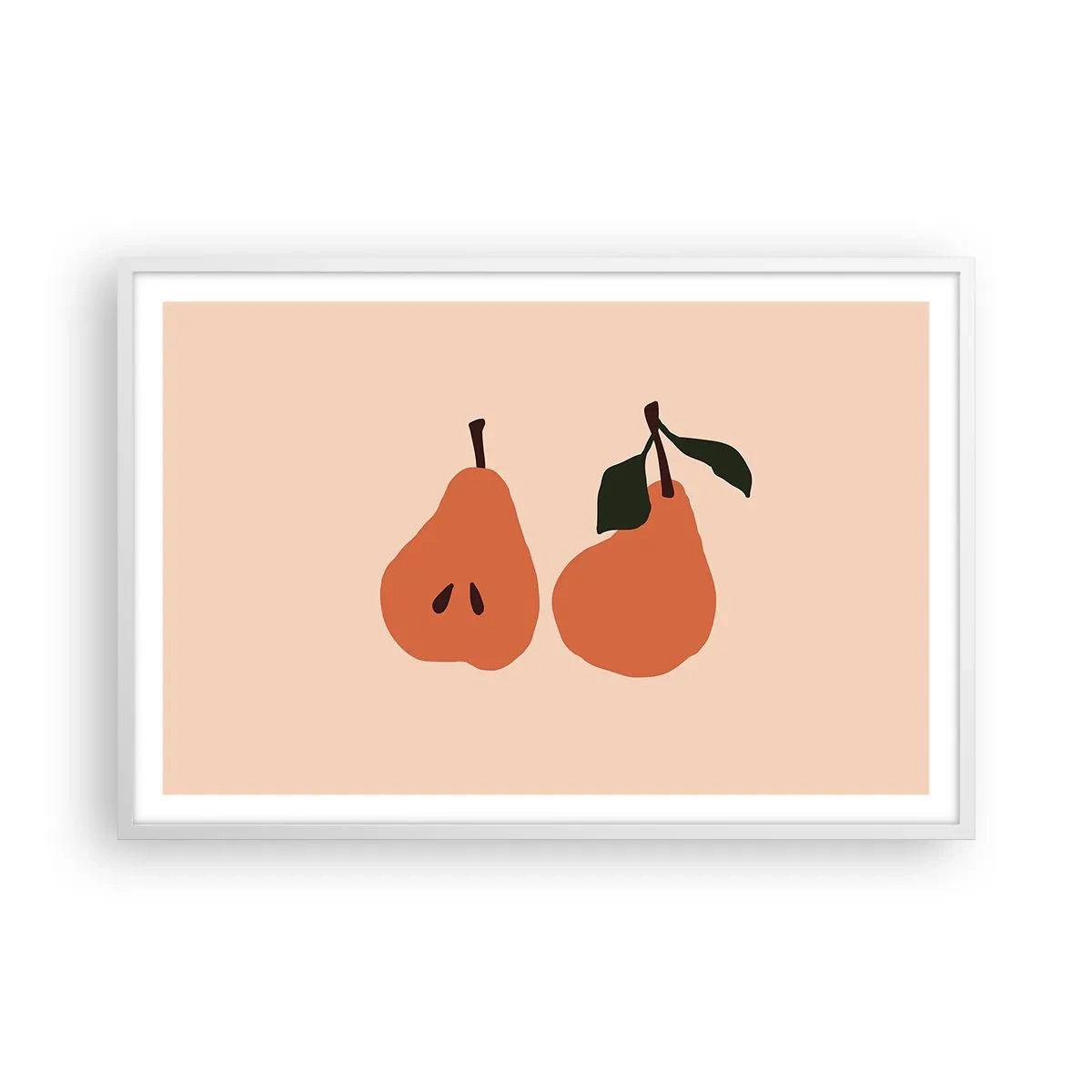 Plakat i hvid ramme - Sødmen selv - 91x61 cm