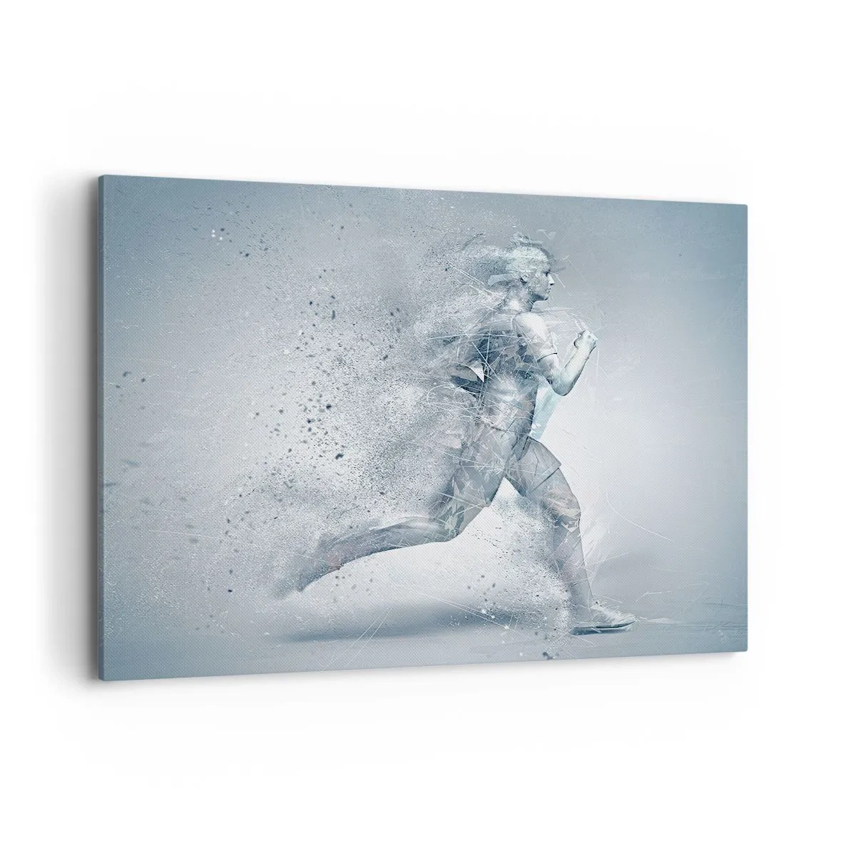 Lærredstryk - Billede på lærred - Krystalklar energi - 100x70 cm