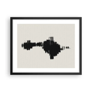 Plakat i sort ramme - Fantasiens vibrationer - 50x40 cm