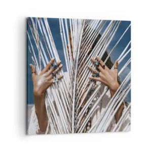 Lærredstryk - Billede på lærred - Shamanens kæreste? - 60x60 cm