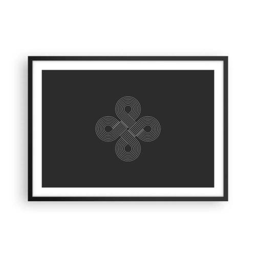 Plakat i sort ramme - I den keltiske ånd - 70x50 cm