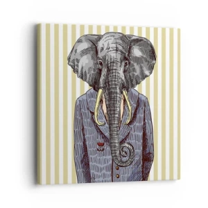 Lærredstryk - Billede på lærred - Elegant af natur - 40x40 cm