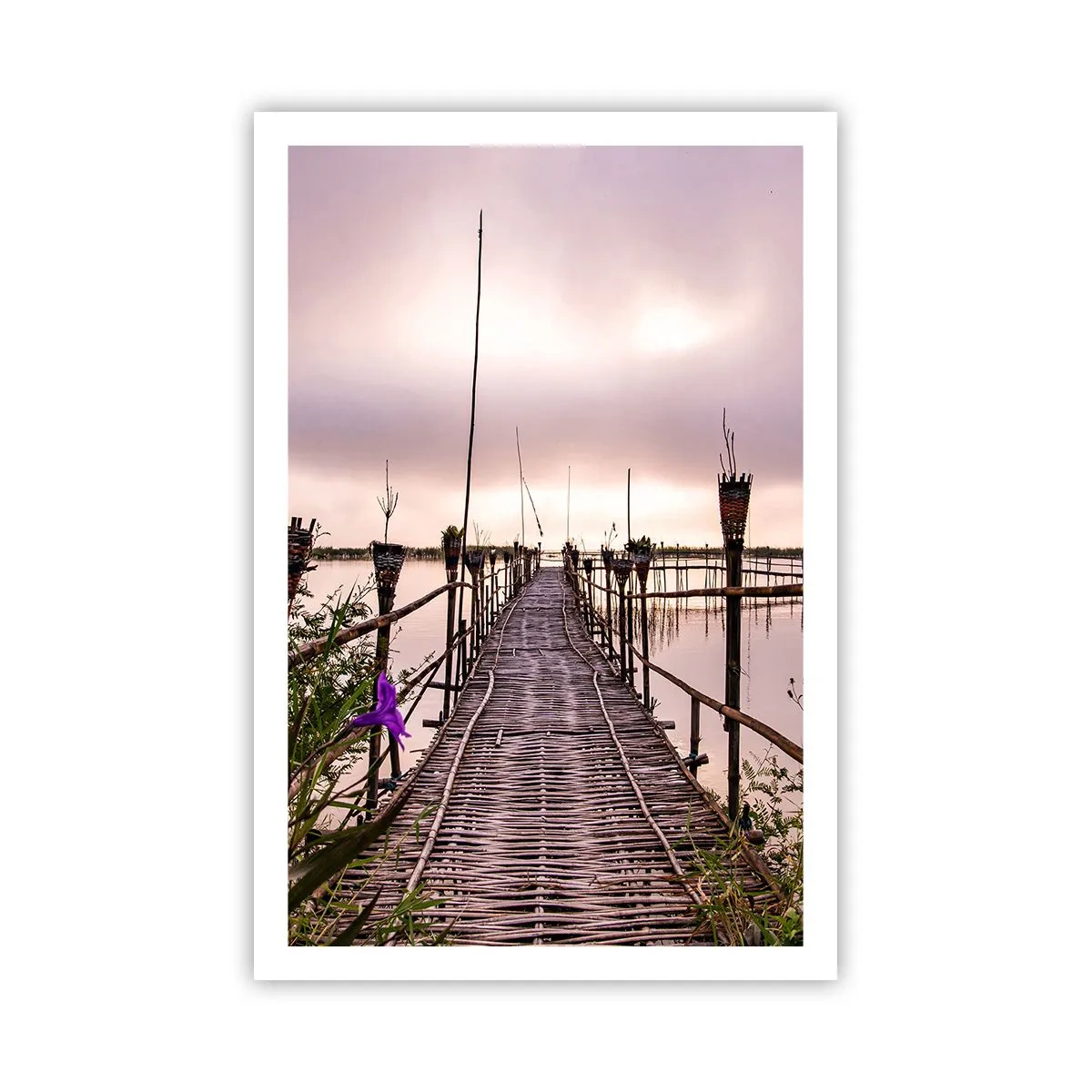 Plakat - Den stille og rolige atmosfære i Asien - 61x91 cm